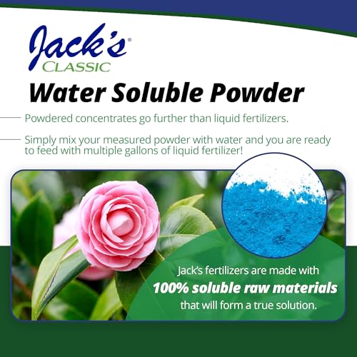 Jack's Classic 17-6-6 Acid Special Water-Soluble Fertilizer, 1.5lb | Powdered, Targeted Micronutrient Package, for Vegetative Growth and Blooms in Acid-Loving Plants, Liquid Root Drench