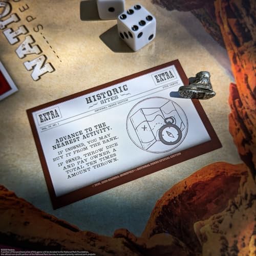 Monopoly National Parks 2020 Edition | Featuring Over 60 National Parks from Across The United States | Iconic Locations Such as Yellowstone, Yosemite