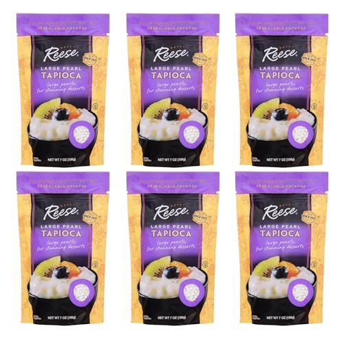 Reese Large Pearl Tapioca, 7 Ounces (Pack of 6)