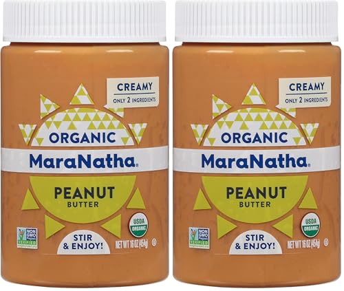 MaraNatha Organic Creamy Peanut Butter, 16 Ounce Jar