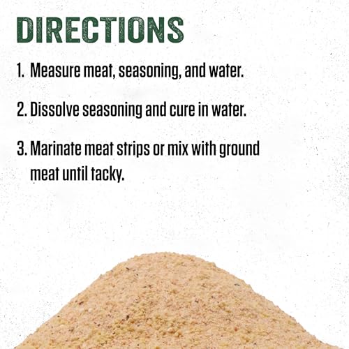 LEM Products Backwoods BBQ Jerky Seasoning, Ideal for Wild Game and Domestic Meat, Seasons Up to 25 Pounds of Meat