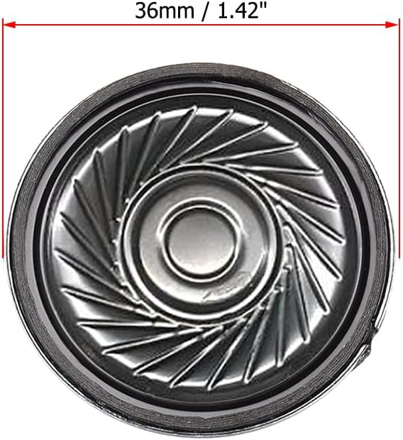 uxcell 0.5W 16 Ohm Micro Internal Speaker Magnet Loudspeaker 36mm Dia