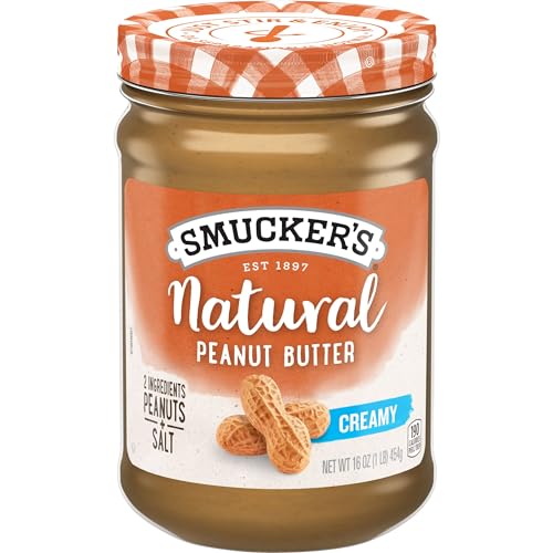 Smucker’s Natural Creamy Peanut Butter, 26 Oz. Jar
