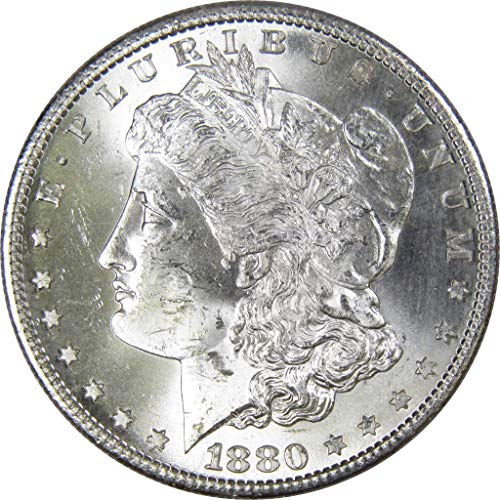 1880 S Morgan Silver Dollar Uncirculated Mint State $1 Coin