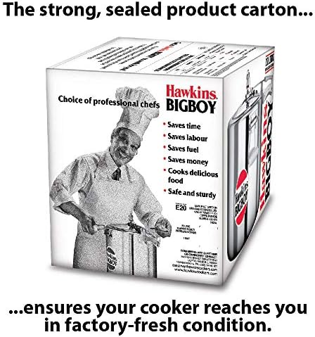 Hawkins Bigboy Aluminum Pressure Cooker, 14 Litres