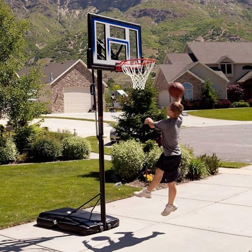 Lifetime Outdoor Portable Basketball Hoop, 48 Inch Backboard, 8-10 Ft Speed Shift Adjustable Height