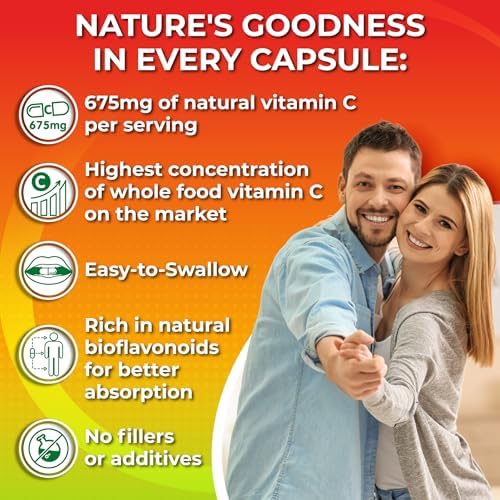 Liposomal Vitamin C Supplement 1500mg with Organic Acerola & Camu Camu