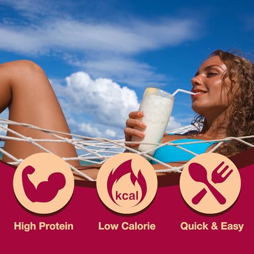 ProtiDIET Chocolate Protein Shake - Low Fat, High Protein Drink for a Healthy Active Lifestyle - Quick and Easy Preparation Chocolate Protein Drink - 7 pouches per box | 15g High Protein with Fiber, Low Carb Chocolate Shake, Low Sugar, Rich Cocoa Flavor…