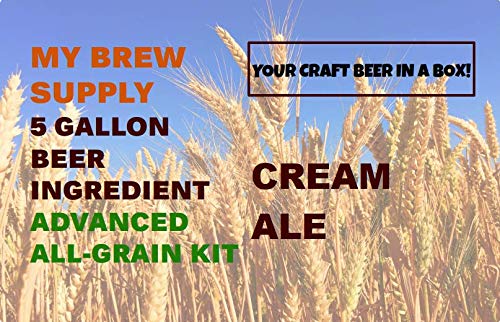 Cream Ale Advanced Homebrew All Grain 5 Gallon Beer Ingredient Recipe Kit by My Brew Supply