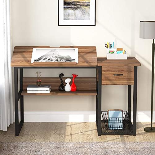 Tribesigns Drafting Table with Storage Drawers