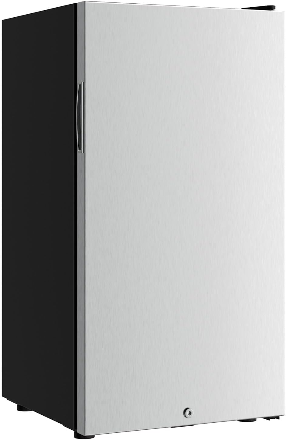 EdgeStar BWC210SLD 113 Can Beverage Center Stainless Solid Door | Freestanding, Reversible door, Digital Display, LED Light, Door Lock
