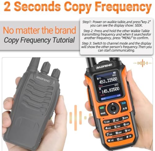 2 Pack BaoFeng UV-21R (Upgrade of UV-5R) Ham Radio Handheld Long Range Walkie Talkies UHF VHF Dual Band 2-Way Radio Full Kit with Type-C Cable