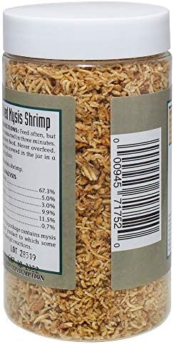 San Francisco Bay Brand Freeze-Dried Mysis Shrimp - Premium Fish Food for Live Fish, Shrimp Food