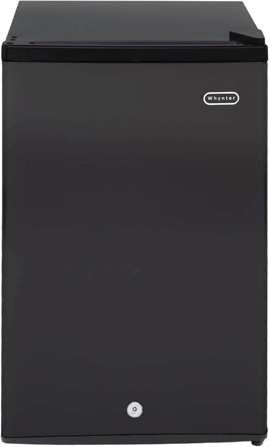 Whynter Upright Freezer 2.1 Cu Ft Lock, Mini Freezer, Stainless CUF-210SS | Adjustable Thermostat and Security Lock, Energy Star Rated, Reversible Door, Adds Compact Frozen Storage at Home