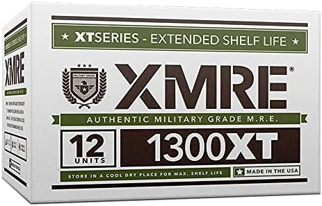 XMRE Meals 1300XT - 12 Case with Heaters (Meal Ready to Eat - Military Grade) | camping-freeze-dried-food