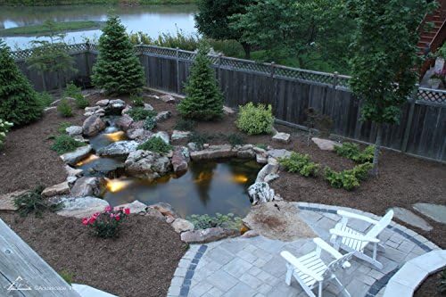 Aquascape 45 Mil EPDM Pond Liner 8 ft x 10 ft, Heavy-Duty Fish-Safe Liner for Ponds, Waterfalls, Fountains, and Water Gardens