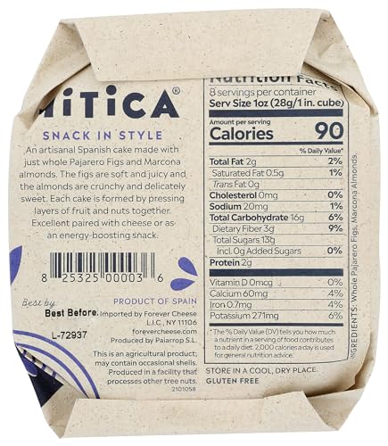 Mitica, Cake Fig With Almonds, 8 Ounce