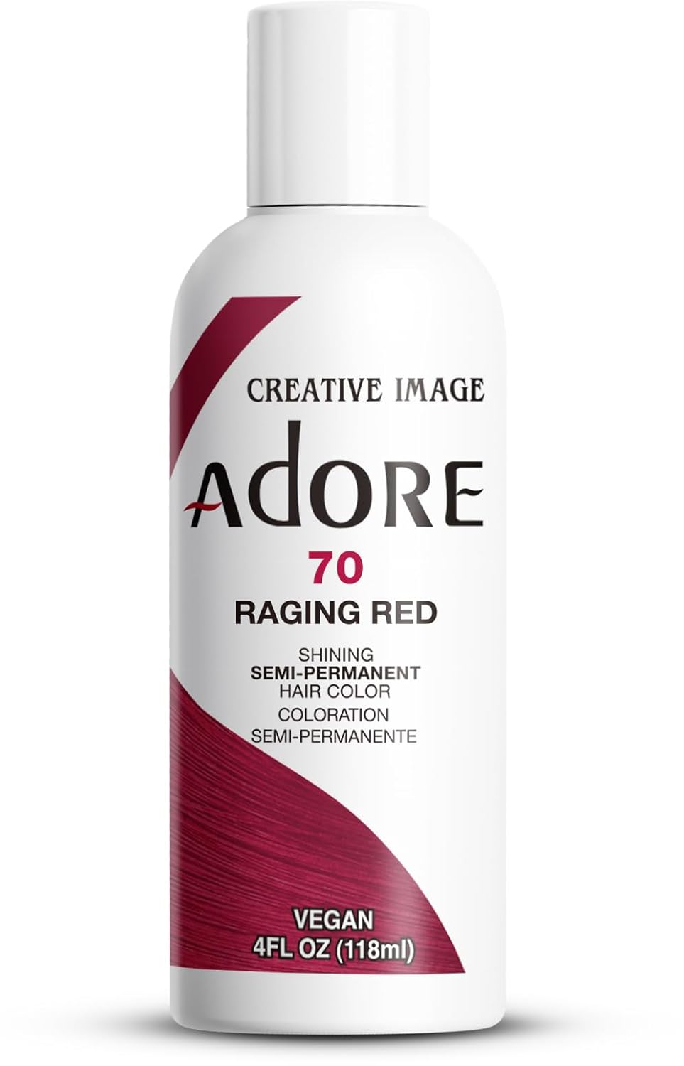 Adore Semi Permanent Hair Color, 107 Mocha, 4 Fl Oz | Vegan & Cruelty-Free Brown Hair Dye | No Ammonia, No Peroxide, No Alcohol