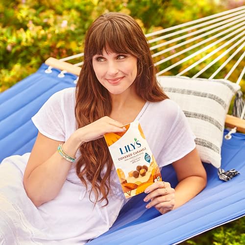 Milk Chocolate Style Caramels By Lily's Sweets | Stevia Sweetened, No Added Sugar, Low-Carb, Keto Friendly | Fair Trade