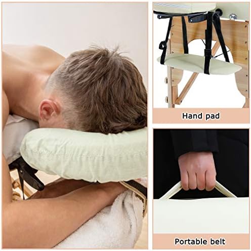 BestMassage Massage Bed Portable Massage Table 24 in Wide Lash Bed Heigh Adjustable 2 Folding with Non-Woven Bag for Spa Footmassage Facial CareSpa