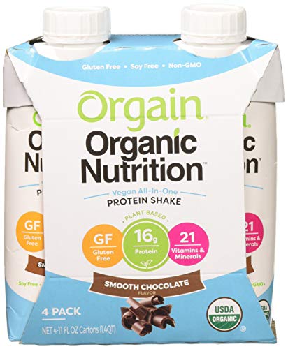ORGAIN Organic Creamy Chocolate Fudge Drink, 11 FZ