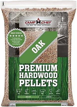 Camp Chef Orchard Apple BBQ Pellets, Hardwood Pellets for Grill, Smoke, Bake, Roast, Braise and BBQ, 20 lb. Bag