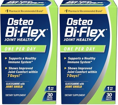 Osteo Bi-Flex One Per Day Vitamin D Supplement, 30 Coated Tablets | Improve Joint Function, Support Bone and Immune Health