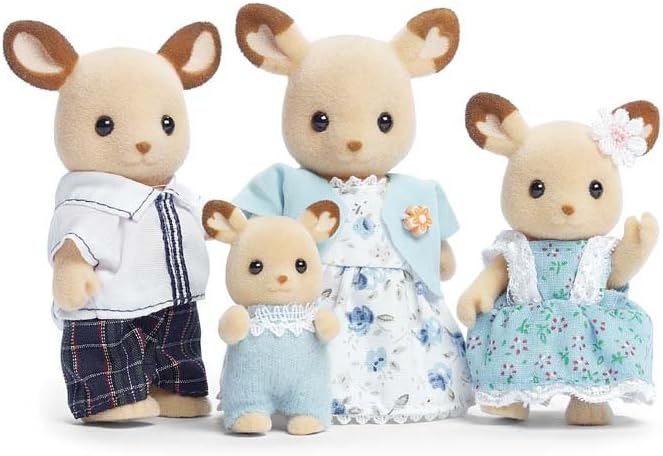 Calico Critters Pickleweeds Hedgehog Family - Set of 4 Collectible Doll Figures for Children Ages 3+