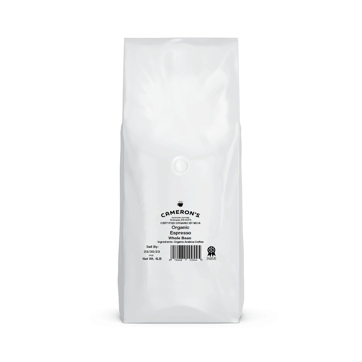 Cameron's Coffee Roasted Whole Bean Coffee, Flavored, Vanilla Hazelnut, 4 Pound