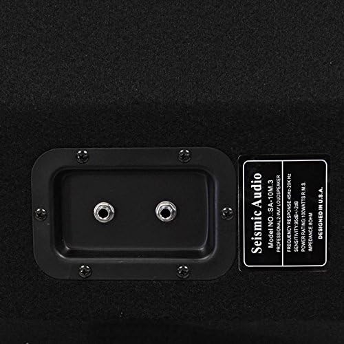 Seismic Audio - SA-10M.3 - Pro Audio 10 Inch 2-Way Floor Monitor Stage Speakers PA/DJ Church - 200 Watts