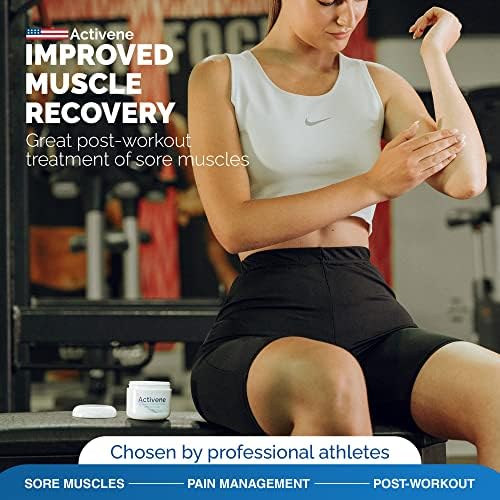 Activene Pain Relief Cream - Anti-Inflammatory Formulation | Made in USA, Non-Greasy, Fast-Absorbing, Chosen for Muscle, Arthritis and Joint Pain