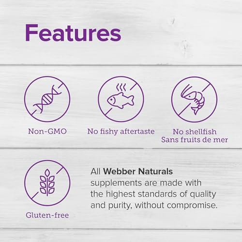Webber Naturals Ultra Omega 3 Fish Oil EPA DHA, 2850mg, 120 Clear Softgels