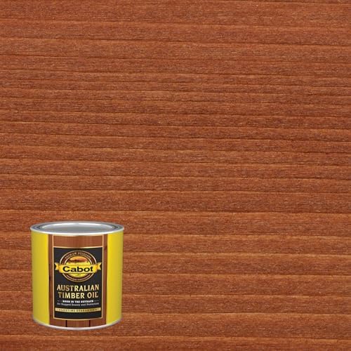 Cabot Australian Timber Oil Wood Stain and Protector, Jarrah Brown, 1/2 Pint