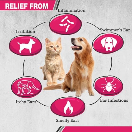 Truseb Maximum Strength Dog Ear Infection Treatment Flush