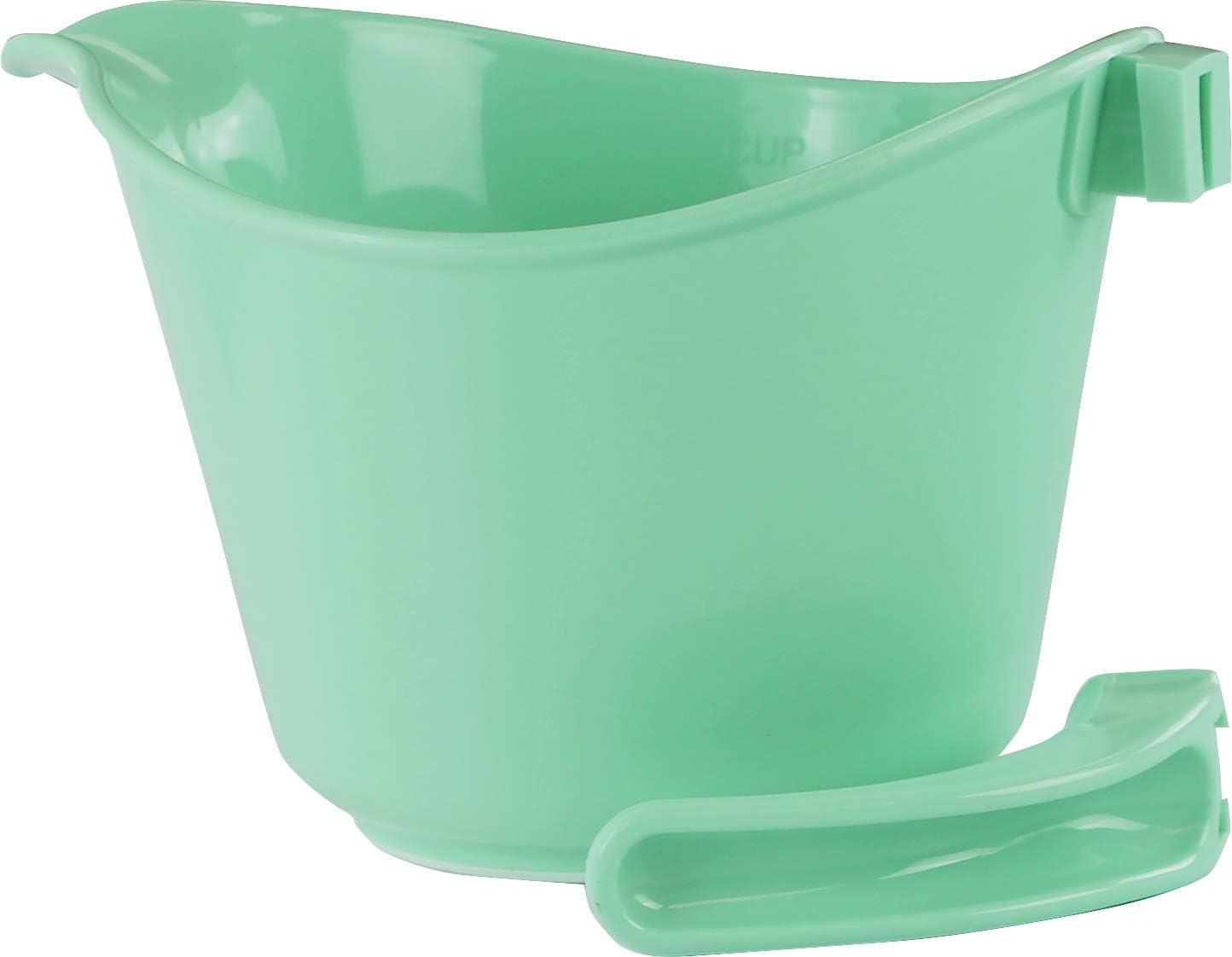 Reston Lloyd, Batter Bowl With Pour Spout, Non-Slip Base, Erogonomic Space Saving Detachable Handle, 2 QT Heavy Duty BPA-Free Microwave & Dishwasher Safe, Plum