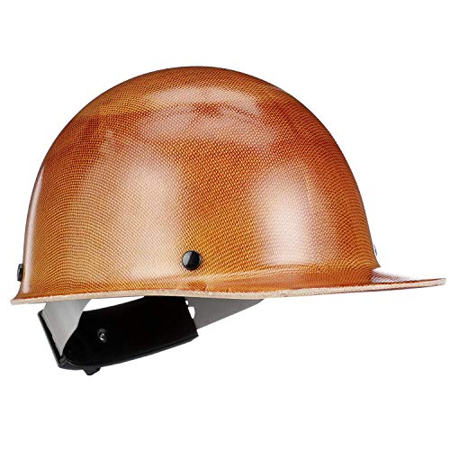 MSA 816651 Skullgard Cap Style Safety Hard Hat with Swing Ratchet Suspension | Non-slotted Cap, Made of Phenolic Resin