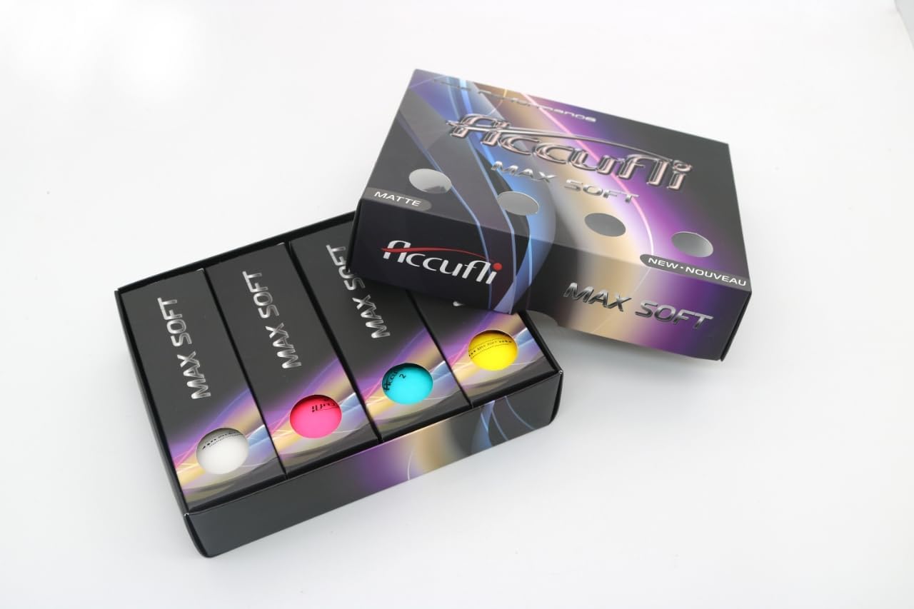 ACCUFLI Max Soft Matte Golf Balls