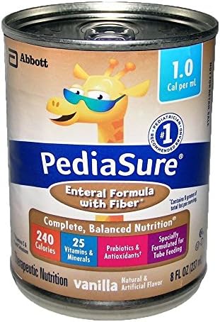 Pediasure 1 Cal With Fiber (Vanilla) 8-Fl-Oz/Can 1 Case Of 24