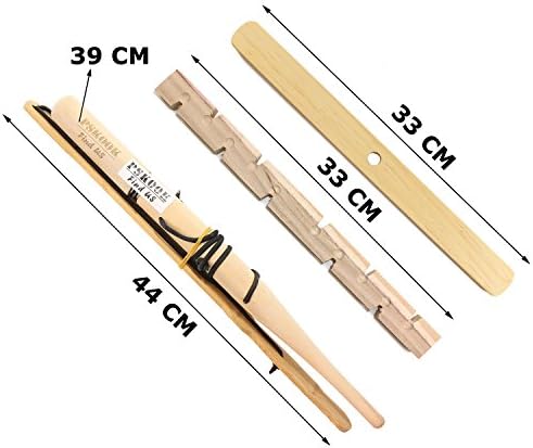 Bow Drill Kit Fire Starter, Primitive Wood, Survival Practice Friction Fire Tool for Scout Outdoor Activity Teaching, Outward Bound Training, Wildness Survival Beginner