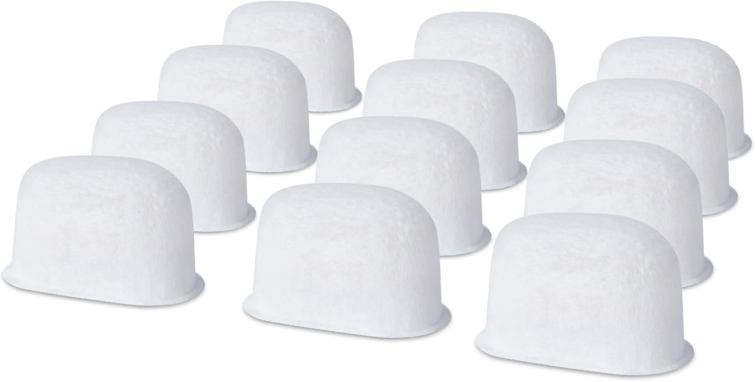Geesta 6-Pack Resin Water Filters for Breville BWF100 | Replacement Filters for Breville Espresso Machine Barista Express, Ion Exchange Resin Softens Water, Reduces Impurities