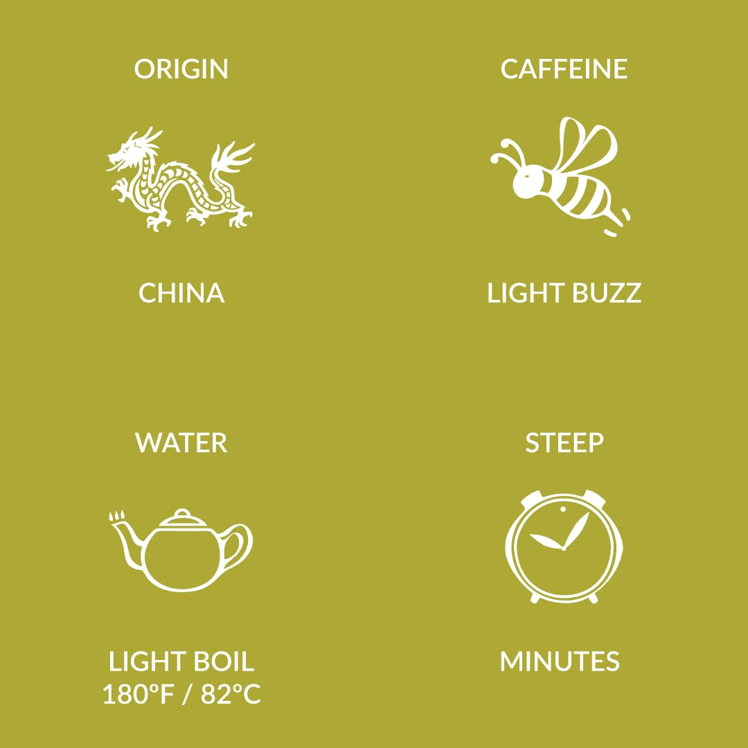 Two Leaves and a Bud Organic Tropical Green Tea, 15 Count (Pack of 1) | Whole Leaf Green Tea in Pyramid Sachets, Sencha Green Tea