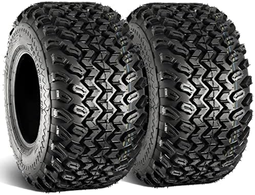 MaxAuto 2pcs 22x11.00-10 Hilly Lawn Tires, 22x11x10 Golf Cart Tires, 4Ply