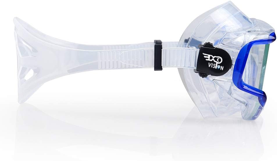 Adult Pano 3 Scuba Diving Mask, Tempered Glass Snorkel Mask Anti-Fog Swim Mask No Leakage Swim Goggles with Nose Cover Snorkeling Gear for Snorkeling