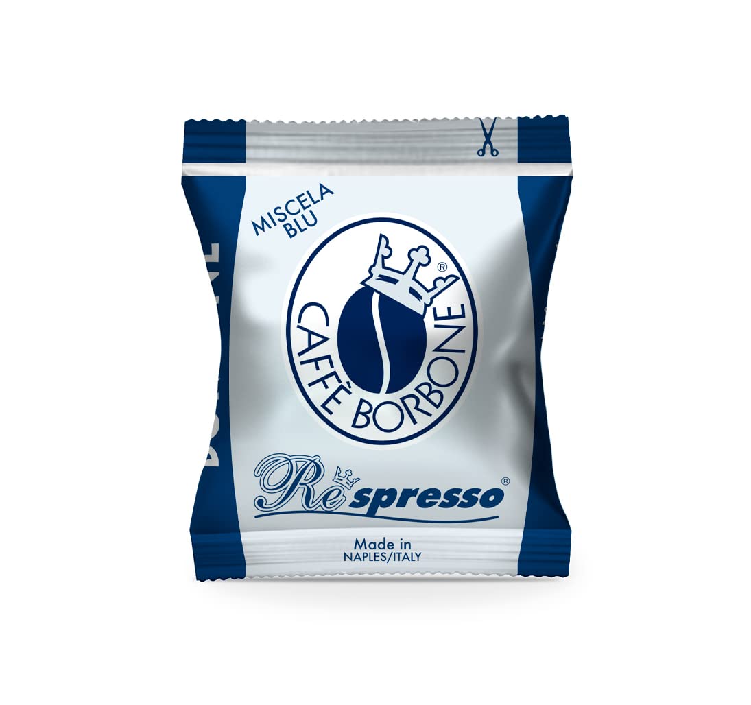Caffè Borbone Miscela Nera Espresso Pods Compatible with Nespresso Original Machines, Dark Roast Black Blend, 100 Count Espresso Coffee Pods