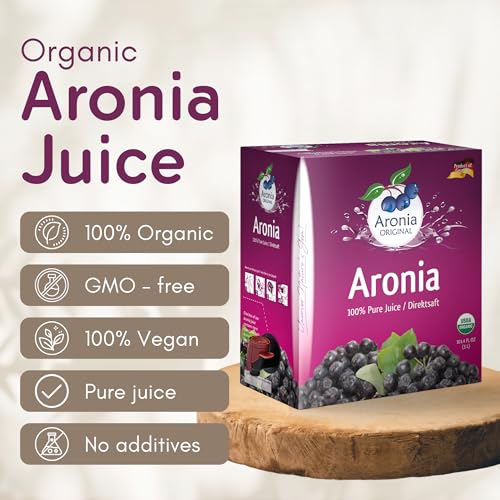 Aronia Original Organic Aronia Juice, Not From Concentrate, 23.7 fl oz