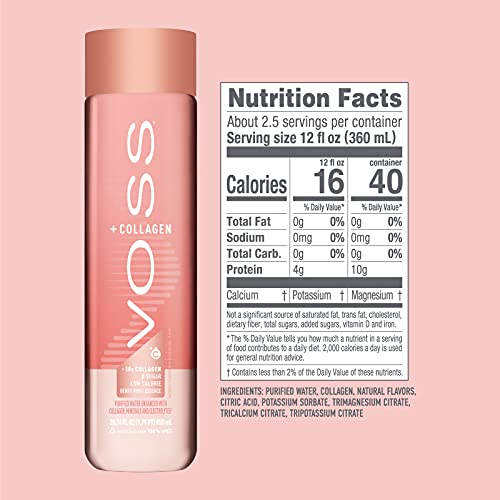 VOSS+ Aquamin Enhanced Water - 12 Pack Bottles, 850ml - Purified Hydrating