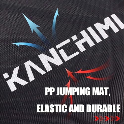 Kanchimi 40" 48" Folding Mini Fitness Indoor Exercise Workout Rebounder Trampoline with Handle, Max Load 330lbs