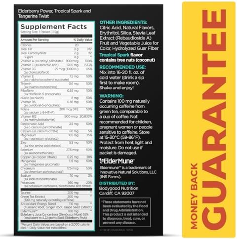 Pureboost Sugar-Free Immune Clean Energy Booster Drink Mix, Combo Pack 30ct