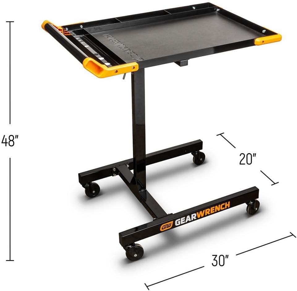 GEARWRENCH Adjustable Height Mobile Work Table 35 To 48" - 83166