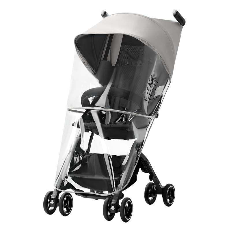 gb Rain Cover for Pockit Stroller, Clear | Waterproof & Windproof, Baby Stroller Protector, With Zipper, Rain Shield for Infant Toddler Travel